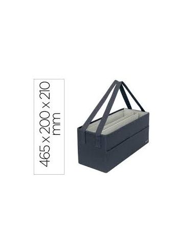 Bolsa De Trabajo Leitz Tela Gris 465X200X210 Mm