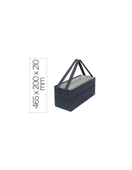 Bolsa De Trabajo Leitz Tela Gris 465X200X210 Mm
