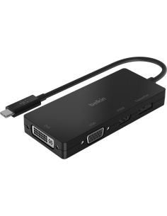 Adaptador Belkin Avc003Btbk Multimedia Usb-C A Hdmi Vga Displayport Dvi 4Kx2K 60 Hz