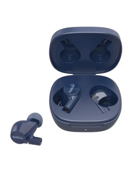 Auricular Bluetooth Belkin Auc004Btbl True Wireless Soundform Rise Color Azul Marino