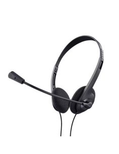 Auricular Trust Basics Con Microfono Ajustable Usb 2.0 Longitud Cable 180 Cm Color Negro