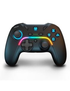 Mando Para Gamepad Krom Kayros Inalmabrico Iluminacion Led Pc/Switch/Android