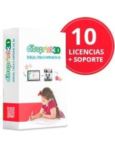 Dibuprint 3D Colido Software Small Soporte Gold 8X5 Licencias 10