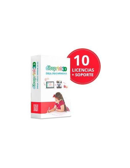 Dibuprint 3D Colido Software Small Soporte Gold 8X5 Licencias 10
