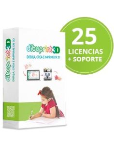 Dibuprint 3D Colido Software Medium Soporte Gold 8X5 Licencias 25