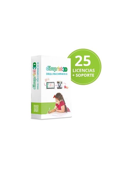 Dibuprint 3D Colido Software Medium Soporte Gold 8X5 Licencias 25