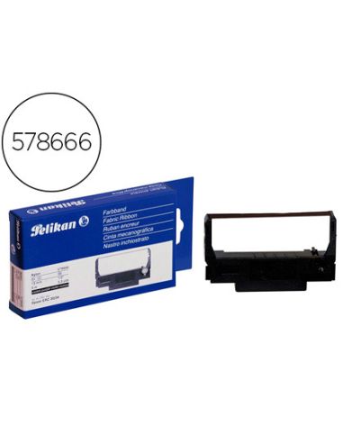 Cinta Impresora Pelikan Para Epson Erc 30/34 Violeta Grupo 655