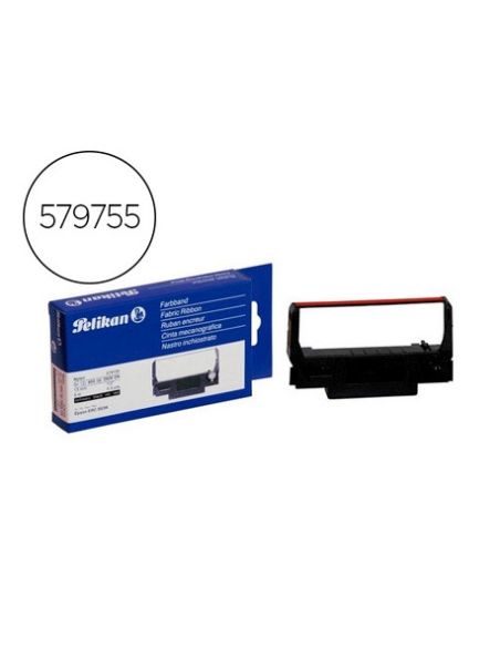 Cinta Impresora Pelikan Para Epson Erc 30/34 Negro/Rojo Grupo 655
