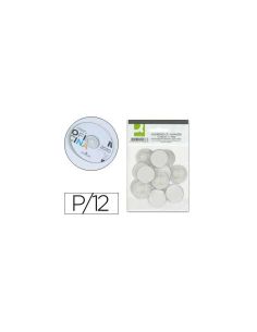 Soporte Para Cd Q-Connect Adhesivos -Bolsa De 12 Unidades