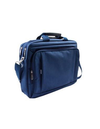 Maletin Para Portatil Q-Connect 15,5" Azul 1 Asa 1 Bolsillo Exterior Medidas 390X310X120 Mm