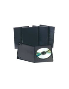 Caja Dvd Q-Connect -Con Interior Negro -Pack De 5 Unidades