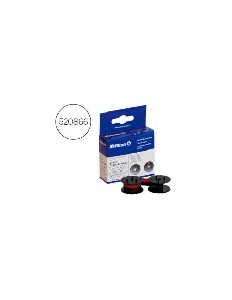 Cinta Para Maquina Pelikan Grupo 51 Nylon Negro/Rojo