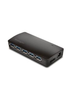 Hub Usb 3.0 Kensington Con Cargador 7 Puertos Negro