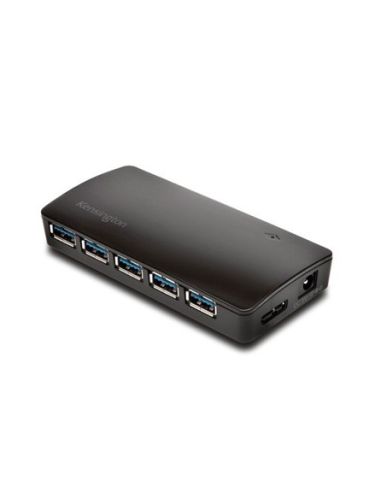 Hub Usb 3.0 Kensington Con Cargador 7 Puertos Negro
