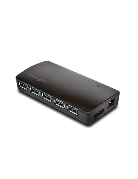 Hub Usb 3.0 Kensington Con Cargador 7 Puertos Negro