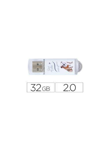 Memoria Usb Techonetech Flash Drive 32 Gb 2.0 Que Vida Mas Perra