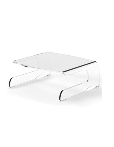 Soporte Fellowes Para Monitor Clarity Transparente 107X254X270 Mm Hasta 15 Kg