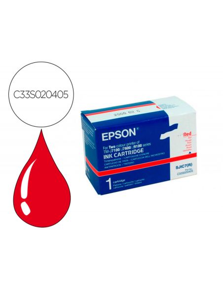 Ink-Jet Epson Tm-J 7100/7600 Rojo
