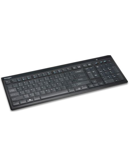 Teclado Kensington Fino Advance Fit Inalambrico Color Negro 430X151X16,7 Mm