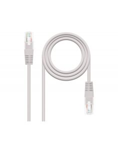 Cable Red Nanocable Latiguillo Rj45 Categoria 5E Utp Awg24 Color Gris Longitud 0,25 M