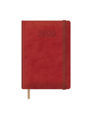 Dohe  Agenda Samba  Día Página  15 X 21 Cm.  Color Rojo
