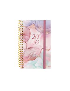 Agenda Finocam Design E3 - 79X127 Mm Semana Vista Horizontal 2026 Goldy