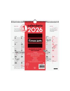 Calendario Pared Finocam Escribir 30X30 2026