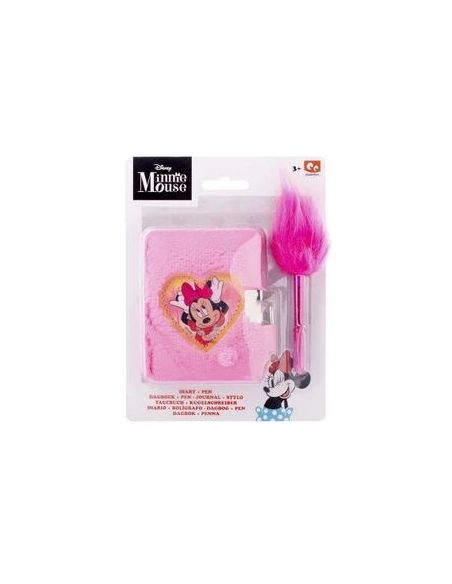 Mini Diario Canenco Princesas Con Boligrafo Pompom
