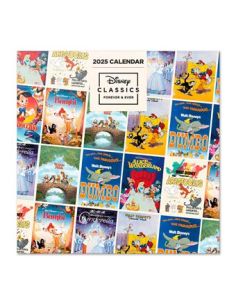 Calendario Anual 2025 Erik Pared 295 X 295 Mm Clásicos Disney