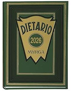 Dietario Cuarto 2025 Dia Pagina Verde 416 Paginas Myrga