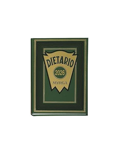 Dietario Cuarto 2025 Dia Pagina Verde 416 Paginas Myrga