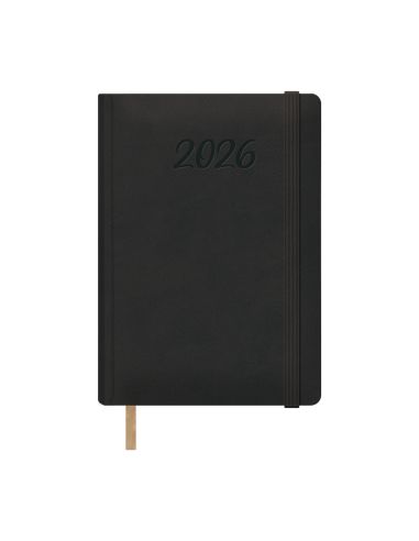 Dohe  Agenda Samba  Día Página  15 X 21 Cm.  Color Negro