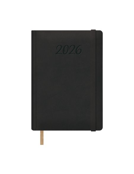 Dohe  Agenda Samba  Día Página  15 X 21 Cm.  Color Negro
