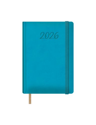 Dohe  Agenda Samba  Día Página  15 X 21 Cm.  Color Turquesa