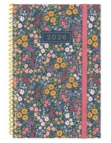 Agenda Finocam Design E5 - 117X181 Mm Dia Pagina 2026 Flora