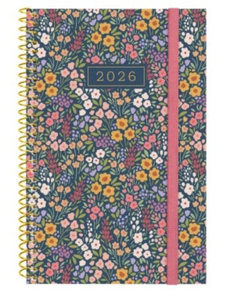 Agenda Finocam Design E5 - 117X181 Mm Dia Pagina 2026 Flora