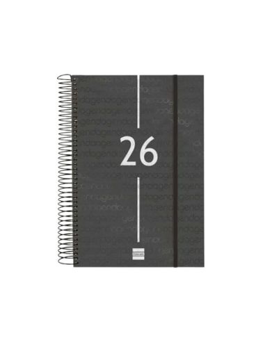 Agenda Finocam Year E11 -  165X242 Mm Dia Pagina 2026 Negro