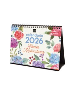Calendario Sobremesa 2026 Frases Motivadoras