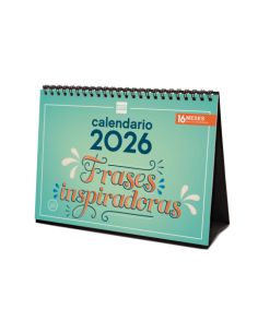 Calendario Sobremesa 2026 Frases Inspiradoras