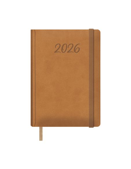 Dohe  Agenda Samba  Día Página  15 X 21 Cm.  Color Cámel