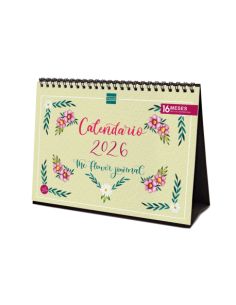Calendario Sobremesa 2026 The Flower Journal