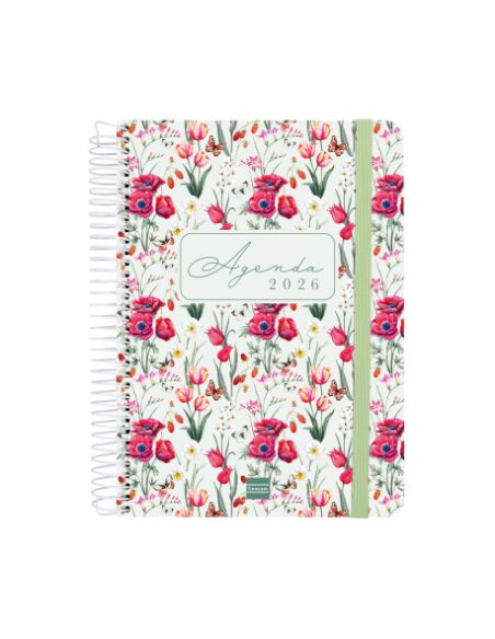 Agenda Finocam Cloe E10 - 155X212 Mm Dia Pagina 2026 Verde