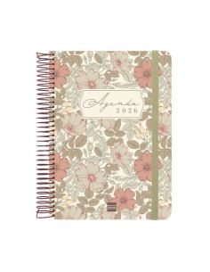 Agenda Finocam Cloe E10 - 155X212 Mm Dia Pagina 2026 Marron