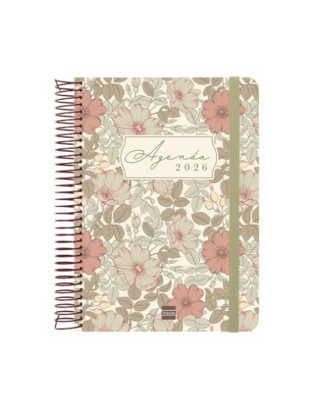 Agenda Finocam Cloe E10 - 155X212 Mm Dia Pagina 2026 Marron