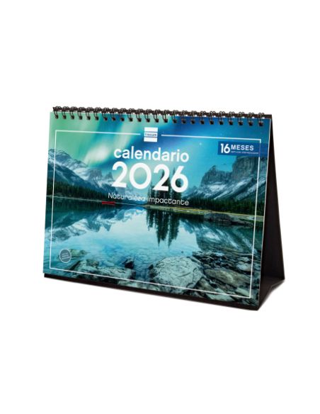 Calendario Sobremesa 2026 Naturaleza