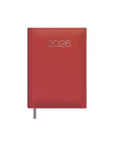 Agenda Lisboa Día Página 14 X 20 Cm Rojo