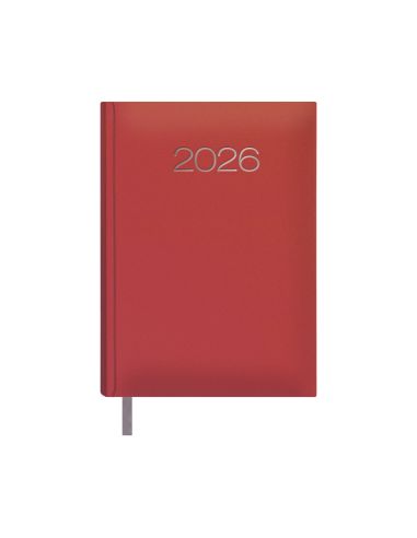 Agenda Lisboa Día Página 14 X 20 Cm Rojo
