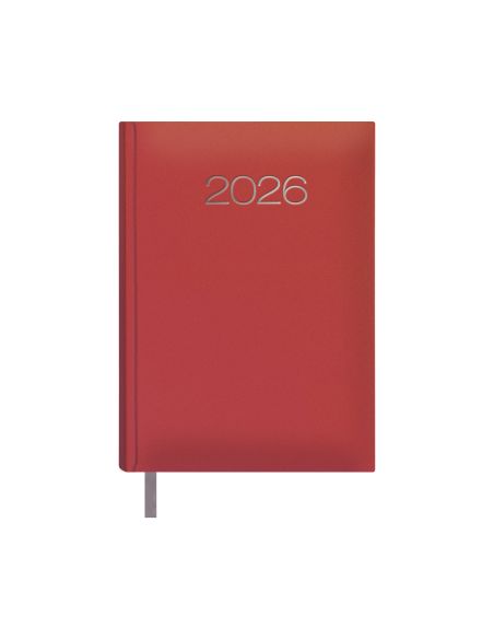 Agenda Lisboa Día Página 14 X 20 Cm Rojo