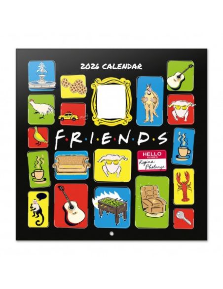 Calendario Anual 2026 Erik Pared 295 X 295 Mm Friends