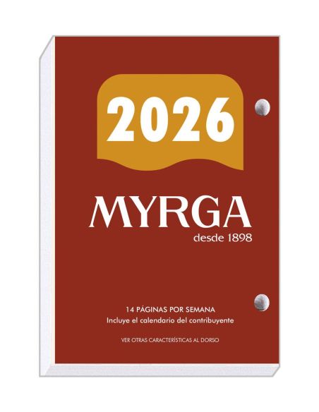 Taco Calendario Myrga Sobremesa Nº 2 2026